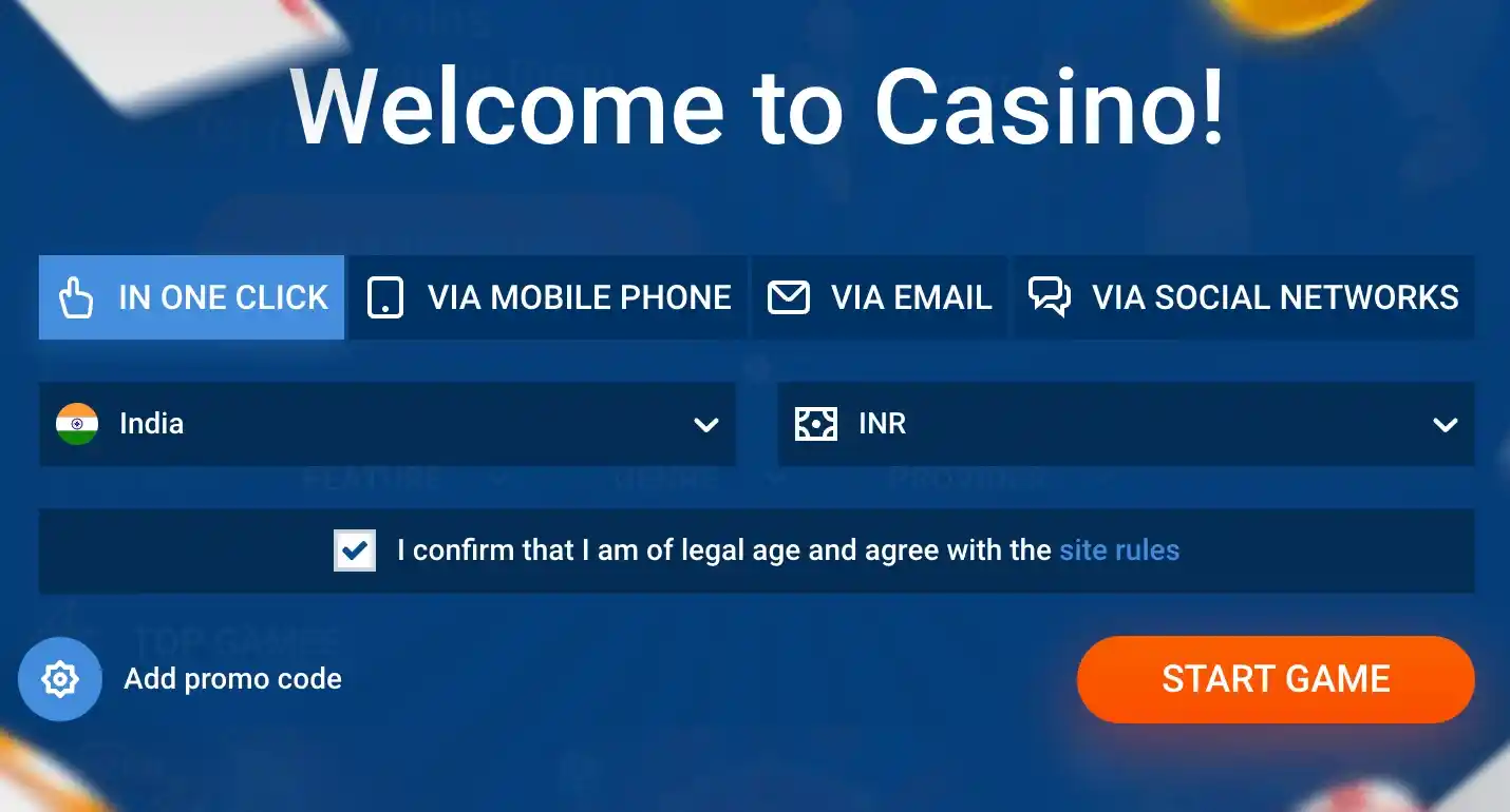 Quick and Easy Registration on BINGO 101